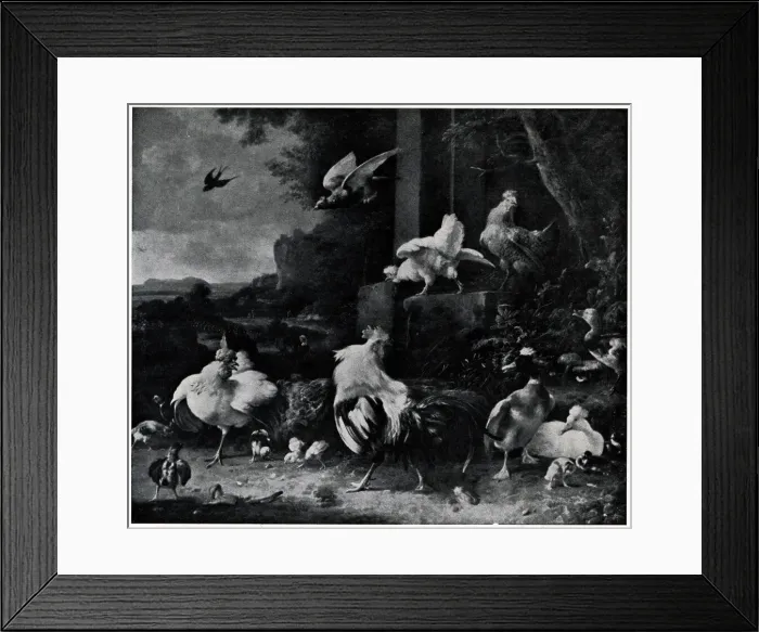 Framed Print : The Poultry Yard Framed Print : The Poultry Yard
