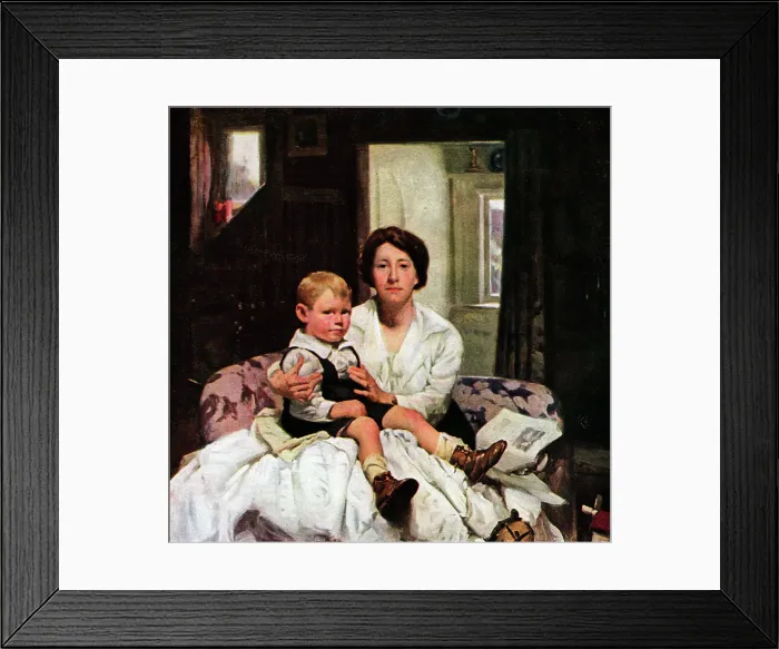 Framed Print : Mother and Son Framed Print : Mother and Son