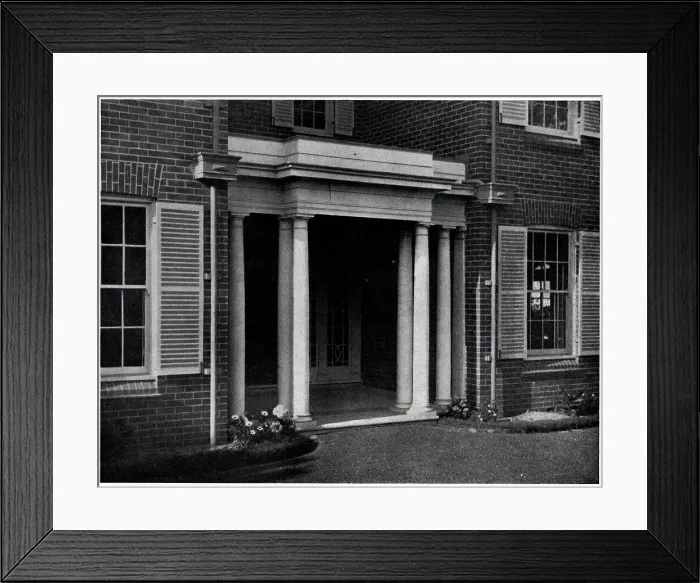 Framed Print : Entrance Porch, Glen Mervyn, Randwick Framed Print : Entrance Porch, Glen Mervyn, Randwick