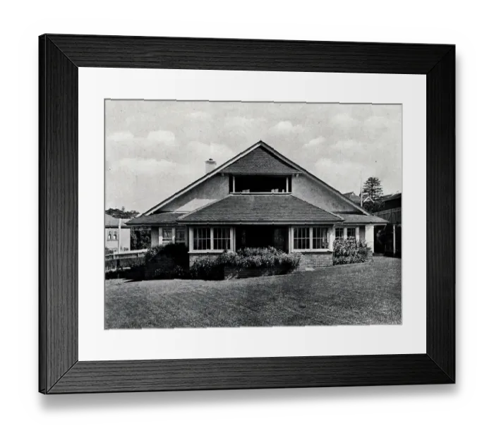 Framed Print : The Corner House, Residence For A. L. Holt, Esq Framed Print : The Corner House, Residence For A. L. Holt, Esq