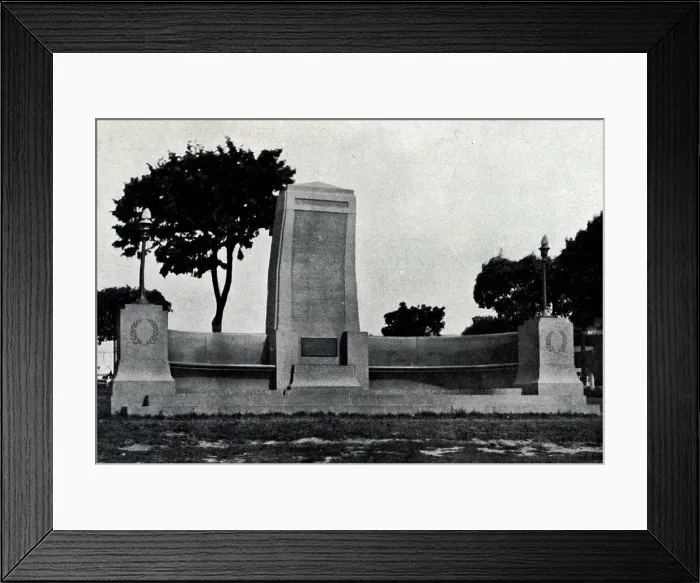 Framed Print : War Memorial At Annandale Framed Print : War Memorial At Annandale