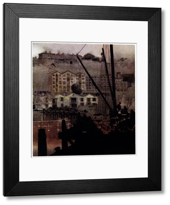 Framed Print : Parbury's Wharves Framed Print : Parbury's Wharves