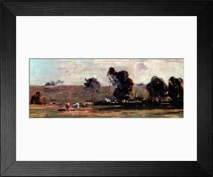 Framed Print : The Little farm Framed Print : The Little farm