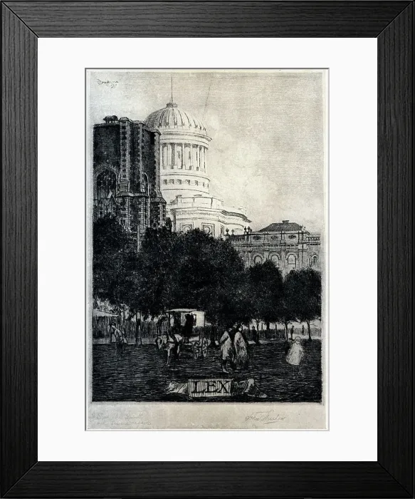 Framed Print : Lex. An etching of Lex, the Supreme Court of Victoria, Melbourne Framed Print : Lex. An etching of Lex, the Supreme Court of Victoria, Melbourne