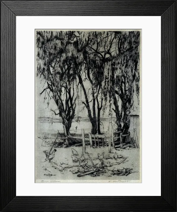 Framed Print : Three Willows Framed Print : Three Willows