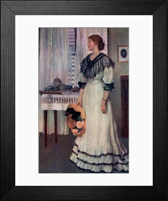 Framed Print : The Muslin Dress Framed Print : The Muslin Dress