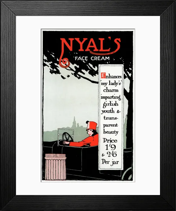 Framed Print : Nyal's Advertisement Framed Print : Nyal's Advertisement
