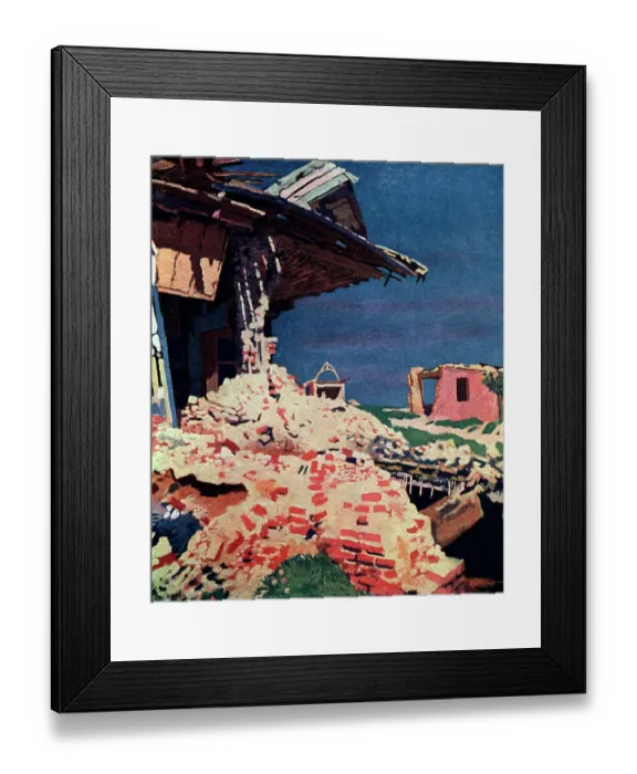 Framed Print : Ruins, Combles Framed Print : Ruins, Combles