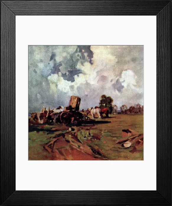 Framed Print : The Broken Waggon Framed Print : The Broken Waggon