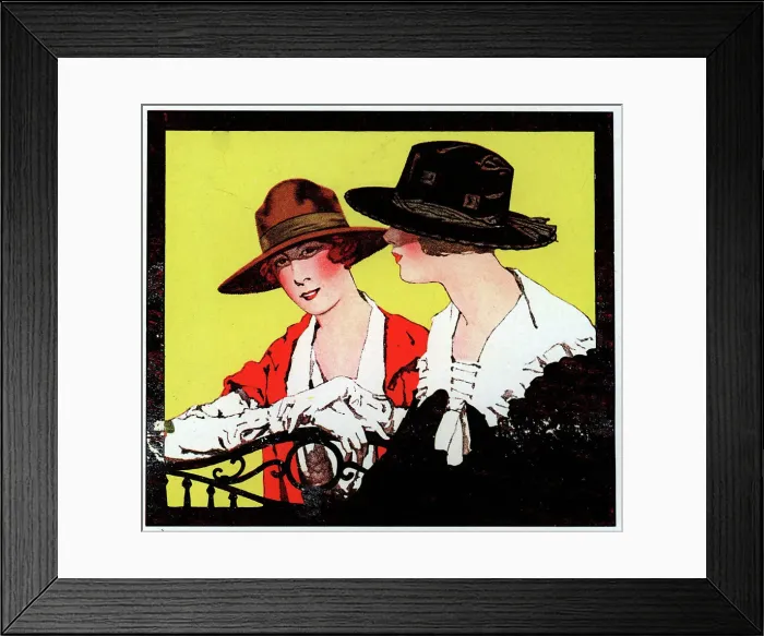 Framed Print : Henderson Hats Advertisement Framed Print : Henderson Hats Advertisement