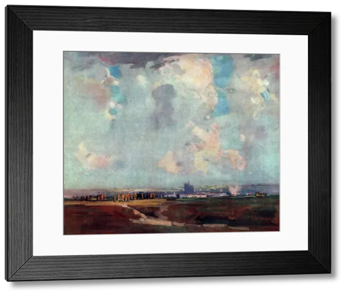 Framed Print : Amiens and the Cloud Framed Print : Amiens and the Cloud