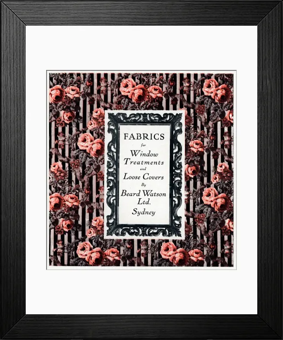 Framed Print : Beard Watson Ltd Advertisement Framed Print : Beard Watson Ltd Advertisement
