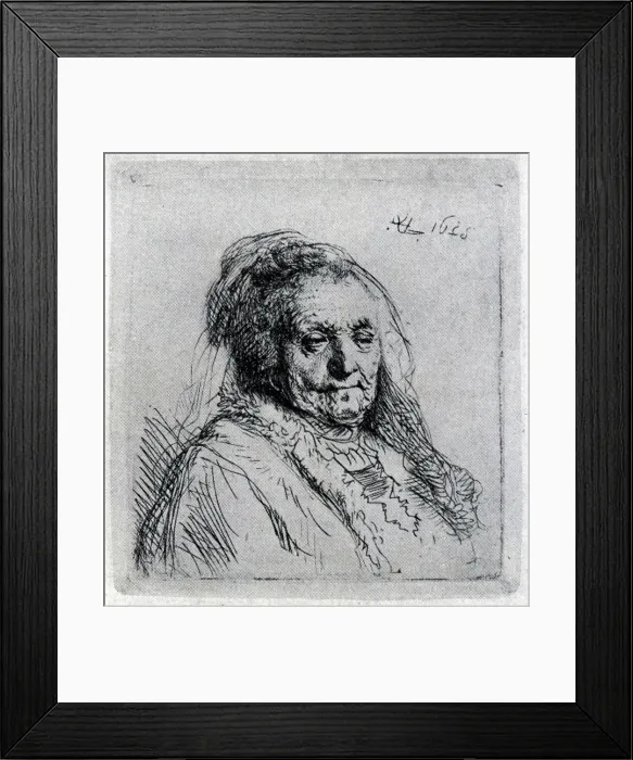 Framed Print : Rembrandt's Mother Framed Print : Rembrandt's Mother