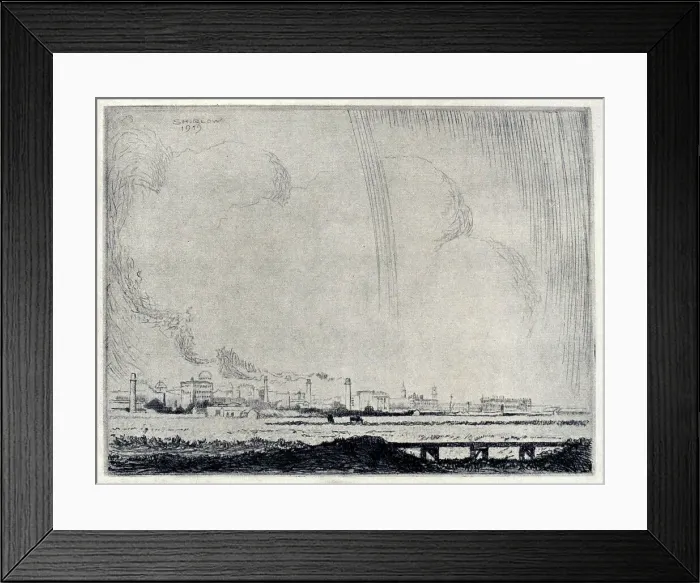 Framed Print : Melbourne from the West Framed Print : Melbourne from the West