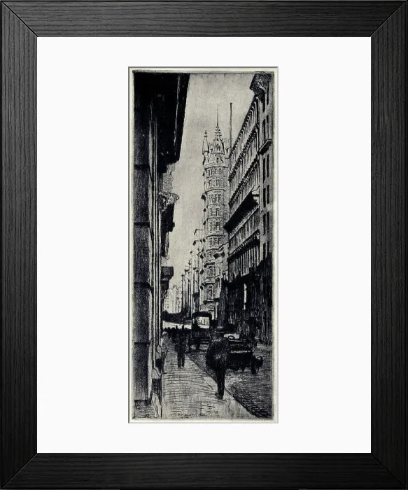 Framed Print : Flinders Lane, Melbourne Framed Print : Flinders Lane, Melbourne
