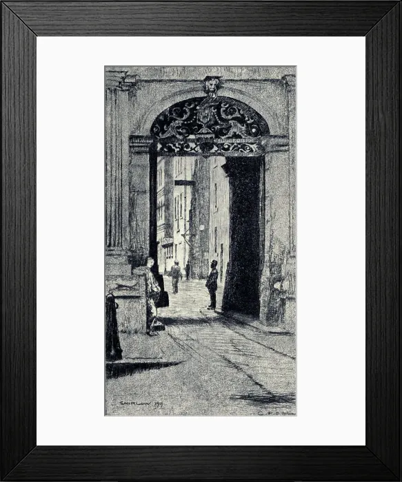 Framed Print : Post Office Gateway, Melbourne Framed Print : Post Office Gateway, Melbourne