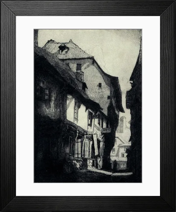 Framed Print : Rue de la Cordonnerie, Dinan Framed Print : Rue de la Cordonnerie, Dinan