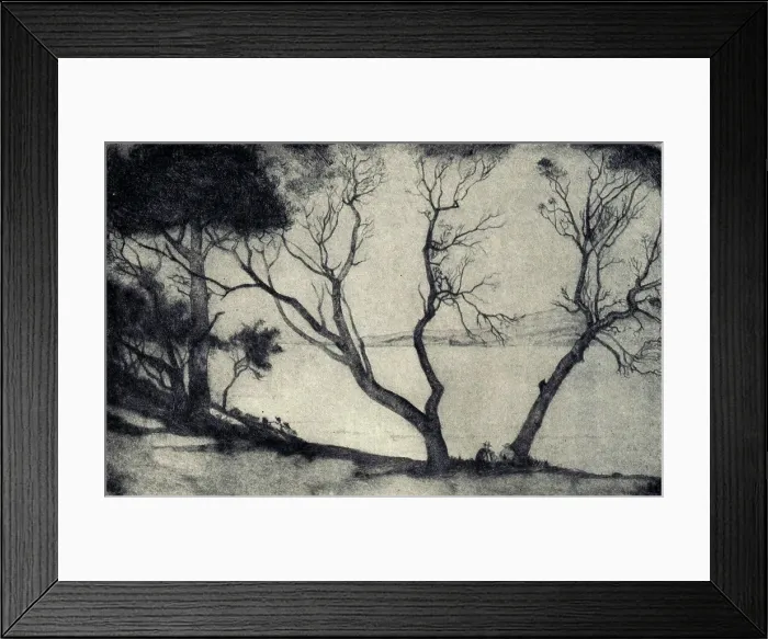 Framed Print : Across The Bay, Coogee, N. S. W Framed Print : Across The Bay, Coogee, N. S. W