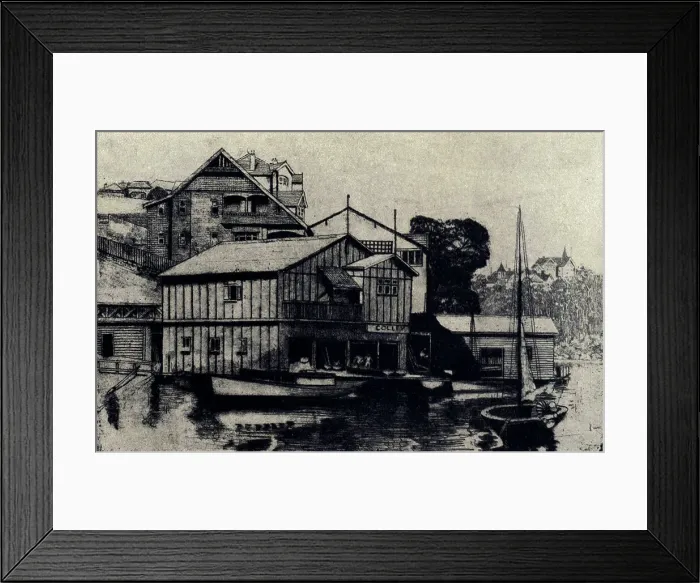Framed Print : Mosman Bay Framed Print : Mosman Bay