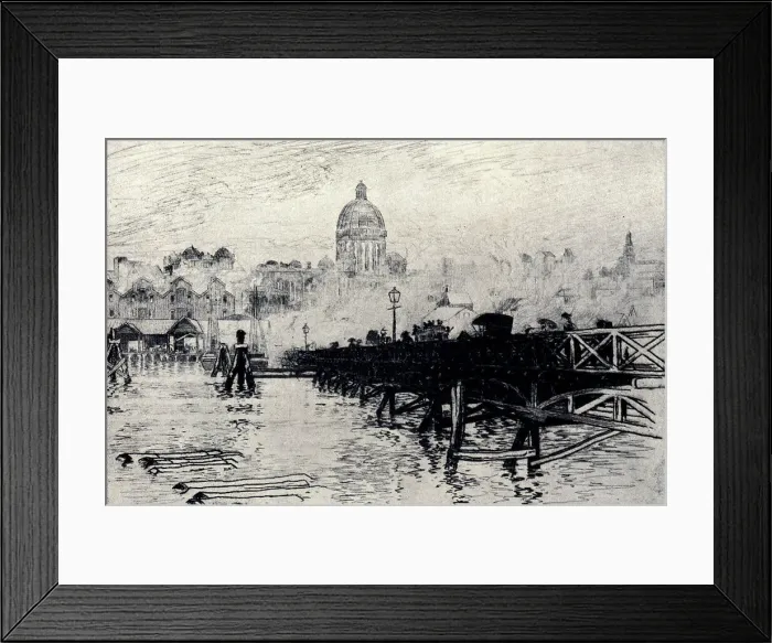 Framed Print : The Wooden Bridge, Pyrmont Framed Print : The Wooden Bridge, Pyrmont
