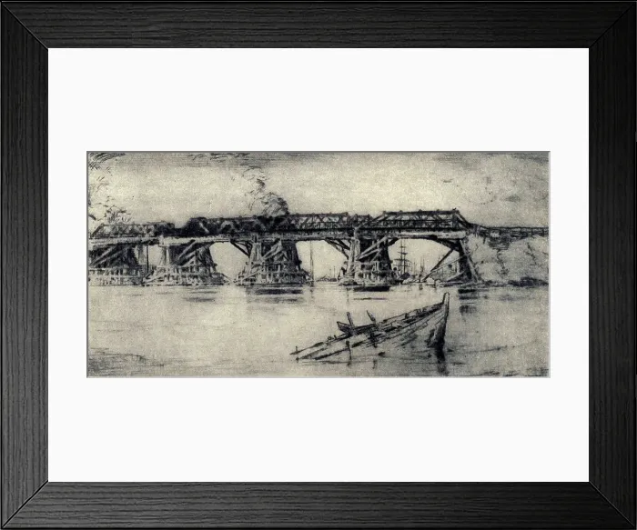 Framed Print : Bridge, Fremantle Framed Print : Bridge, Fremantle
