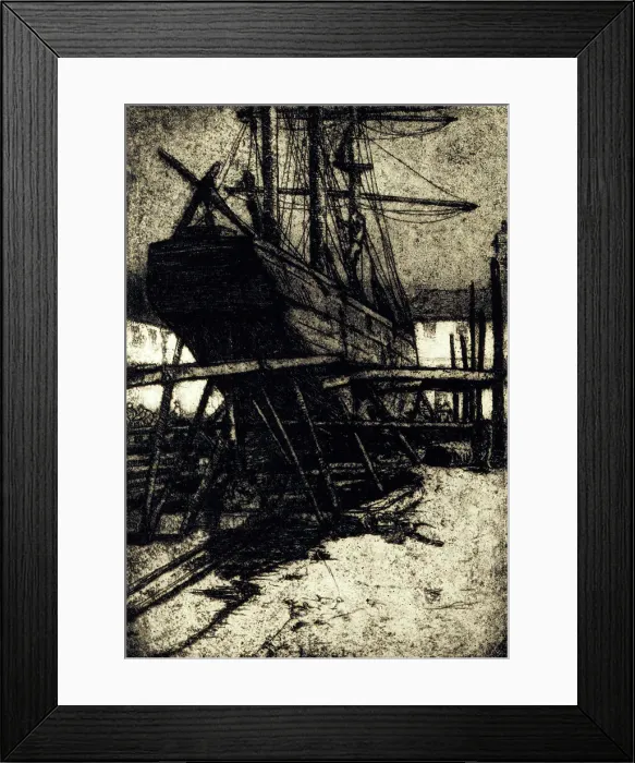 Framed Print : Ship on Dry Dock Framed Print : Ship on Dry Dock