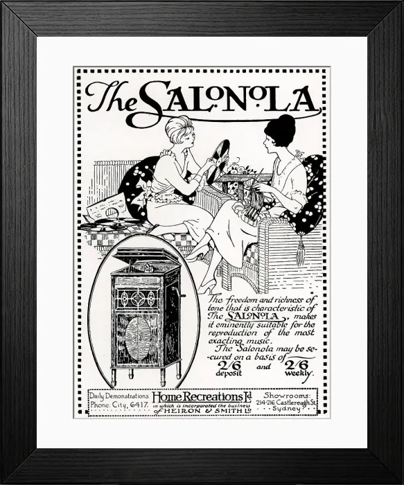 Framed Print : Home Recreations Ltd Advertisement Framed Print : Home Recreations Ltd Advertisement