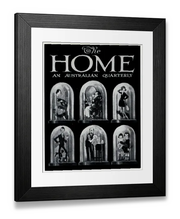 Framed Print : The Home Magazine Cover Framed Print : The Home Magazine Cover