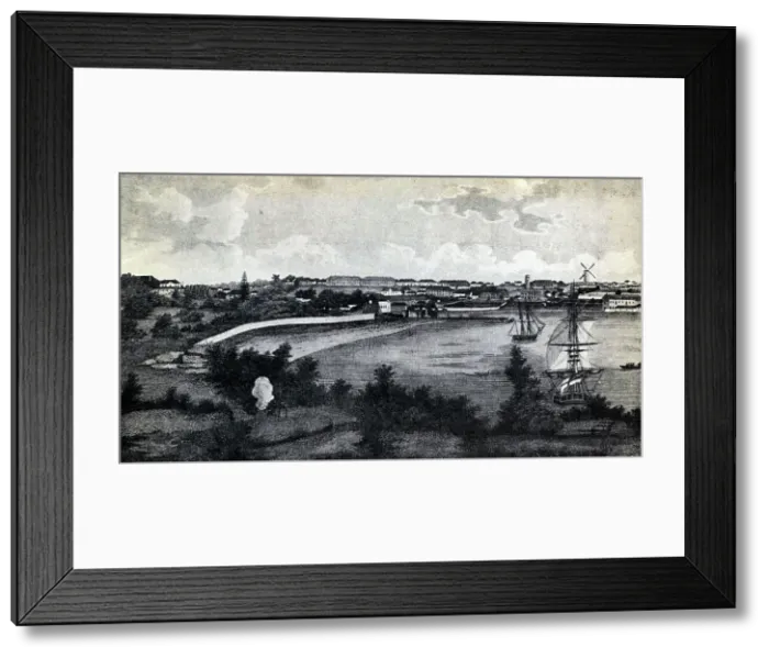 Framed Print : Sydney in 1812 Framed Print : Sydney in 1812