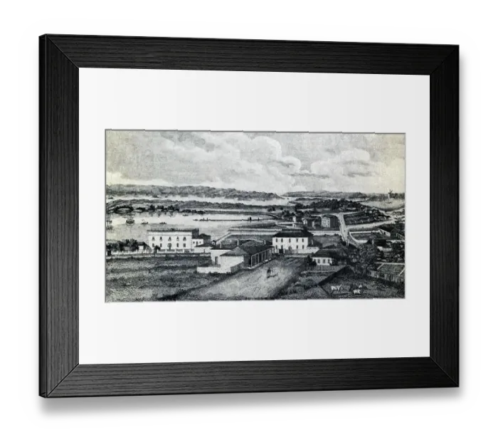 Framed Print : Sydney in 1813 Framed Print : Sydney in 1813