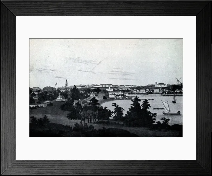 Framed Print : Sydney as Macquarie Found It Framed Print : Sydney as Macquarie Found It