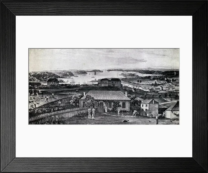 Framed Print : Sydney as Macquarie Left It