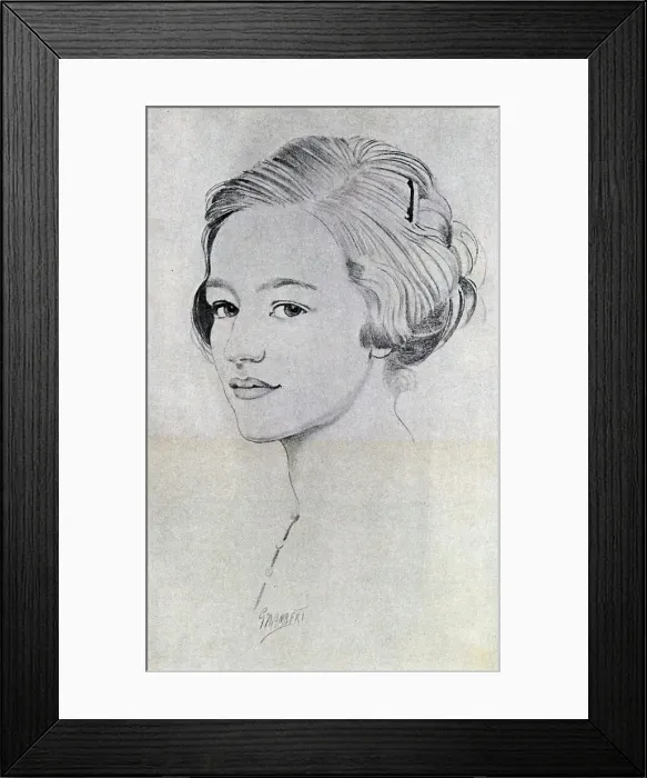 Framed Print : Miss Mollie Dangar Framed Print : Miss Mollie Dangar