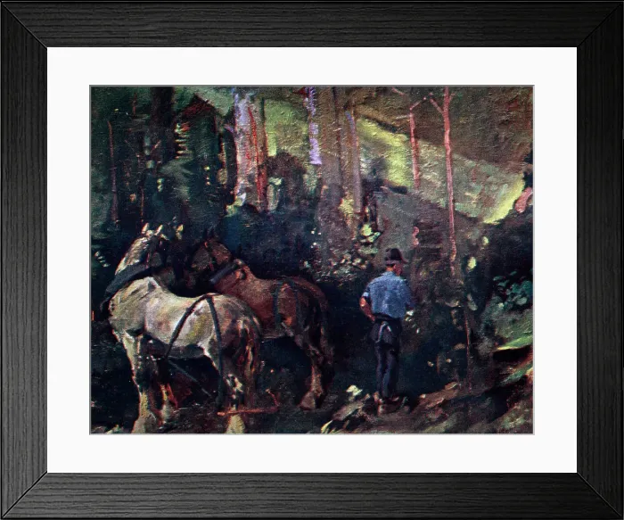 Framed Print : The Teamster Framed Print : The Teamster