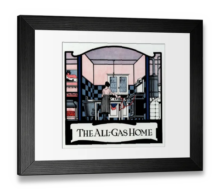 Framed Print : Australian Gas Light Company Advertisement Framed Print : Australian Gas Light Company Advertisement