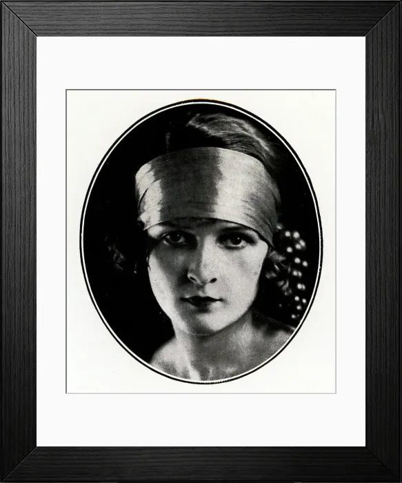 Framed Print : Eve Gray. A portrait photograph of actress, Eve Gray Framed Print : Eve Gray. A portrait photograph of actress, Eve Gray
