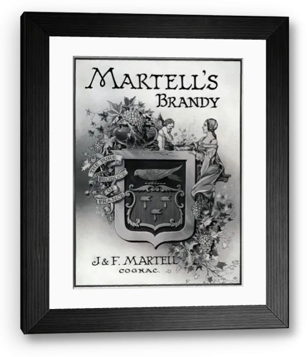 Framed Print : J. & F. Martell Advertisement Framed Print : J. & F. Martell Advertisement