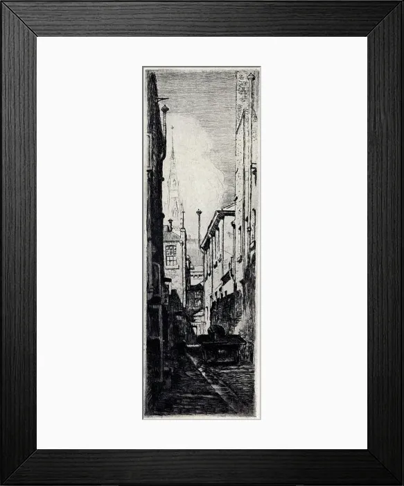 Framed Print : The Narrow Lane Framed Print : The Narrow Lane