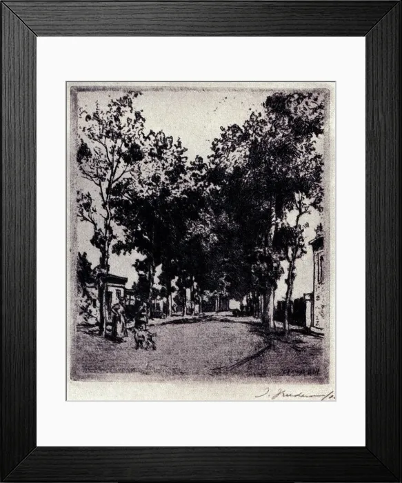 Framed Print : Avenue, Harfleur Framed Print : Avenue, Harfleur