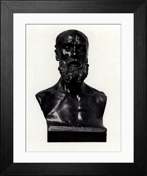 Framed Print : Head of Jean Paul Laurens Framed Print : Head of Jean Paul Laurens