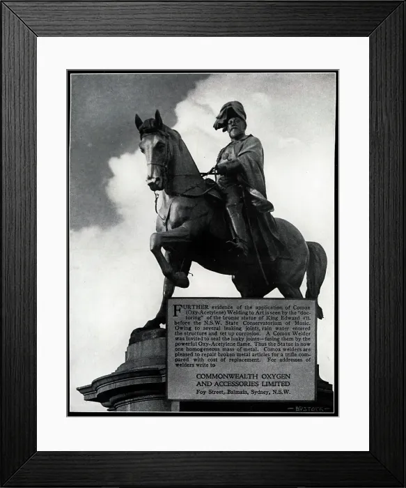 Framed Print : Commonwealth Oxygen & Accessories Ltd Advert Framed Print : Commonwealth Oxygen & Accessories Ltd Advert