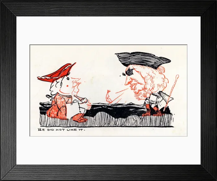 Framed Print : Comedic Illustration Framed Print : Comedic Illustration