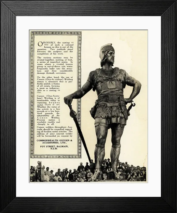 Framed Print : Commonwealth Oxygen & Accessories Ltd Advert Framed Print : Commonwealth Oxygen & Accessories Ltd Advert