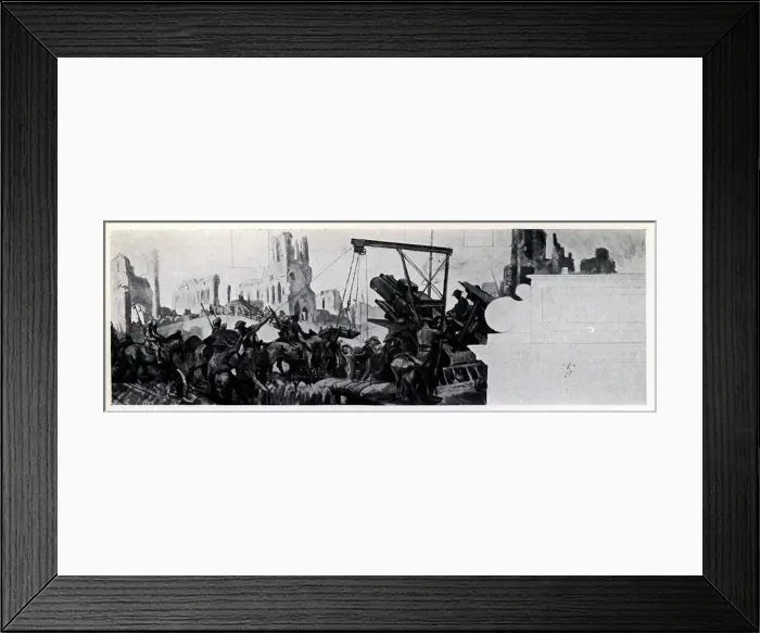 Framed Print : Melbourne Public Library Mural Framed Print : Melbourne Public Library Mural