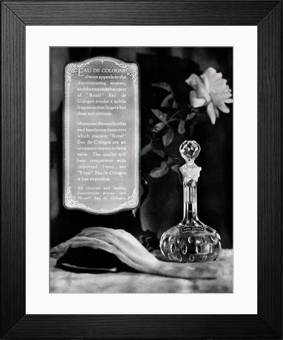 Framed Print : Royal Cologne Advertisement Framed Print : Royal Cologne Advertisement
