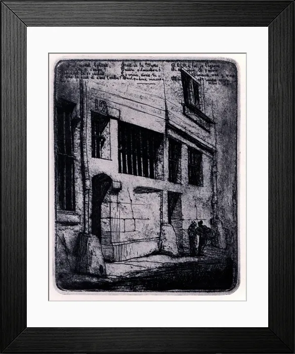 Framed Print : La Rue des Mauvais Garcons Framed Print : La Rue des Mauvais Garcons