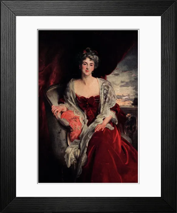 Framed Print : Mrs Allhusen Framed Print : Mrs Allhusen