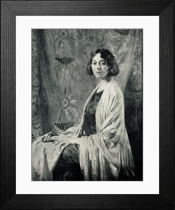 Framed Print : A Chinese Shawl Framed Print : A Chinese Shawl