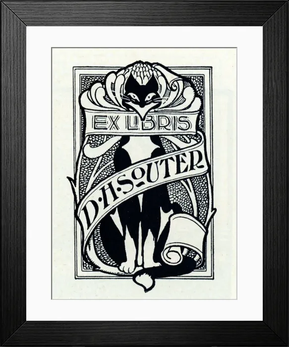 Framed Print : Bookplate Design Framed Print : Bookplate Design