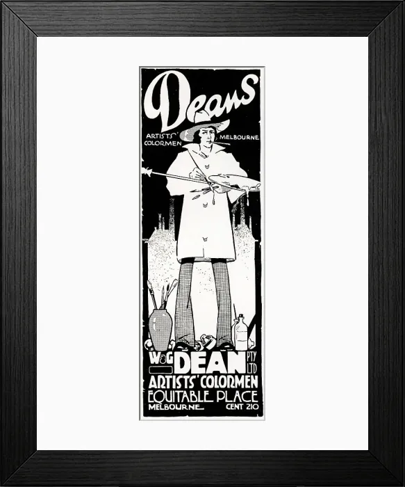 Framed Print : W. & G. Dean Advertisement Framed Print : W. & G. Dean Advertisement